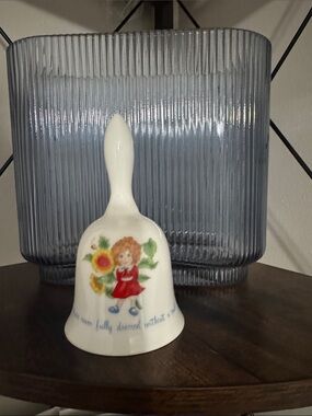 Vintage Porcelain Applause Little Orphan Annie Decorative Bell
